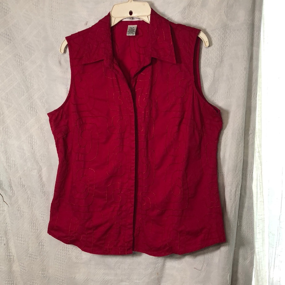 Susan Bristol sleeveless blouse